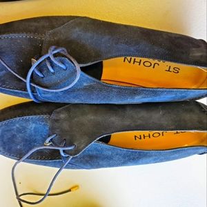 St. John laced loafers